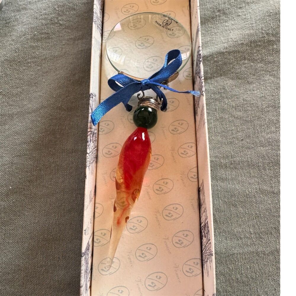 Murano Magnified Glass in Original Box